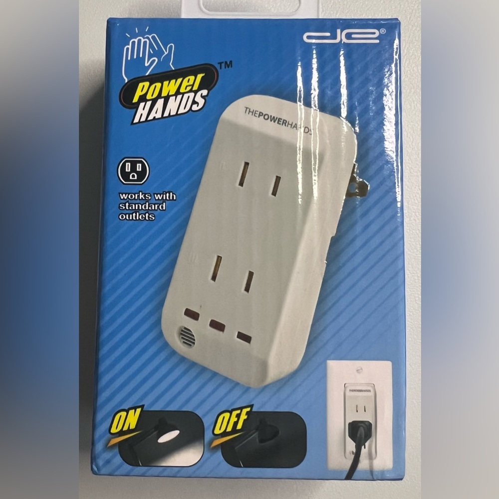 NWOT Power Hands Outlet Adapter